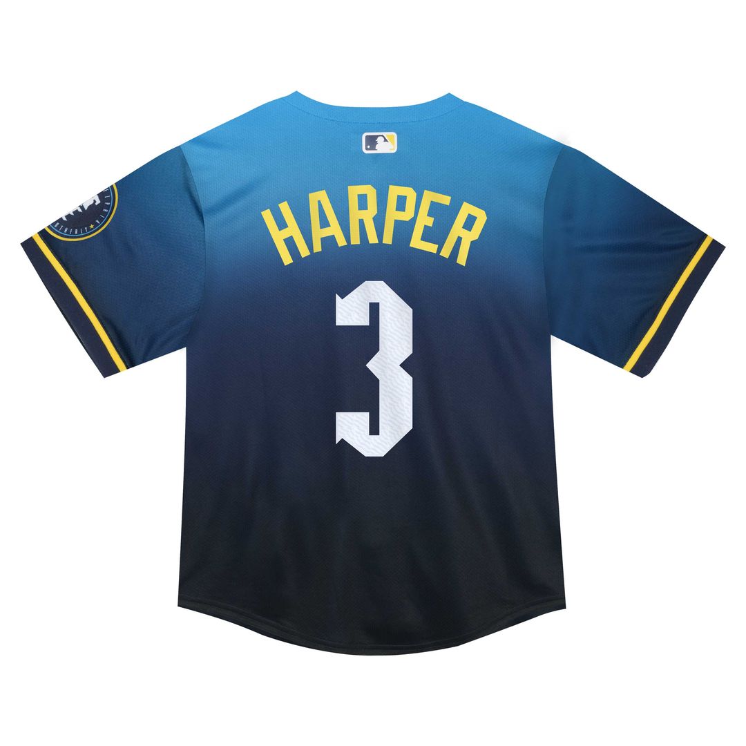 Philadelphia Phillies Bryce Harper Nike Infant 2024 City Connect Limited Jersey - Blue