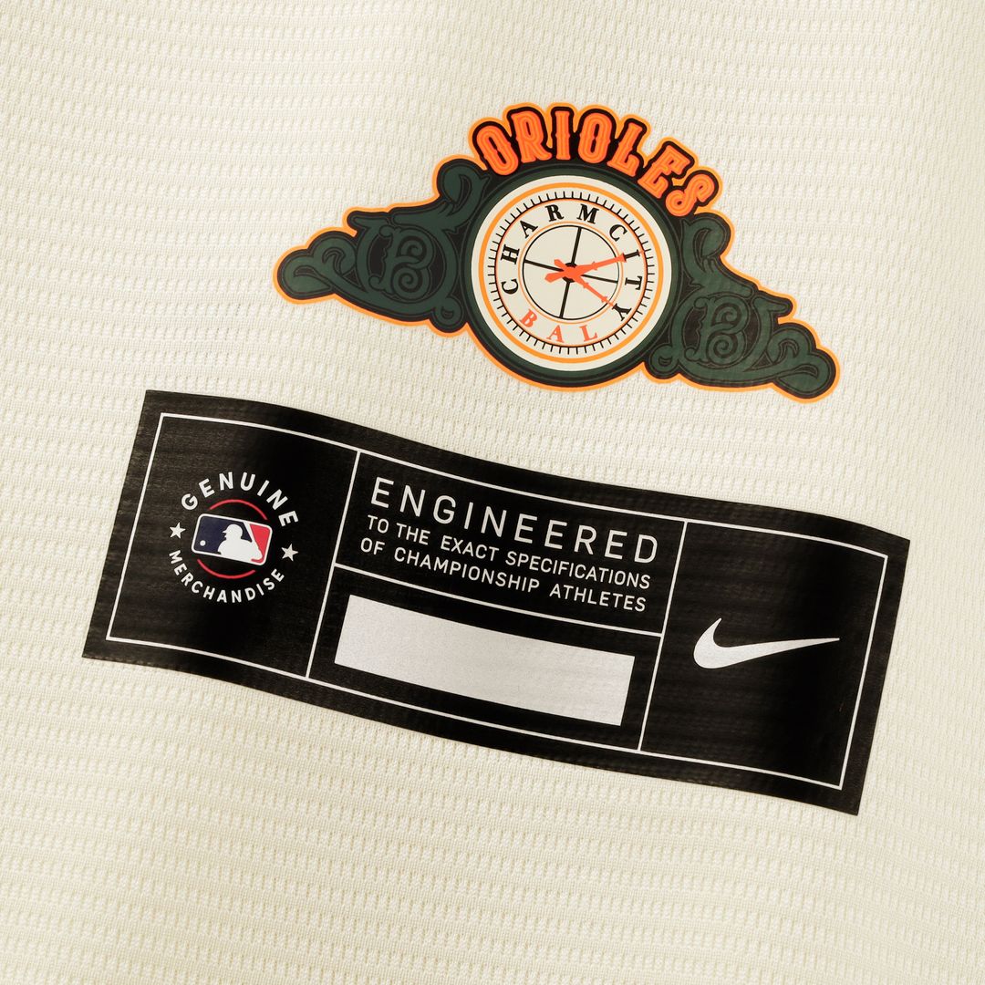 Baltimore Orioles Gunnar Henderson Nike 2026 City Connect Stadium Jersey - Cream