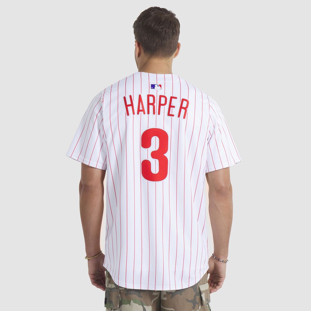 Philadelphia Phillies Bryce Harper Nike Road Limited Jersey - Gray
