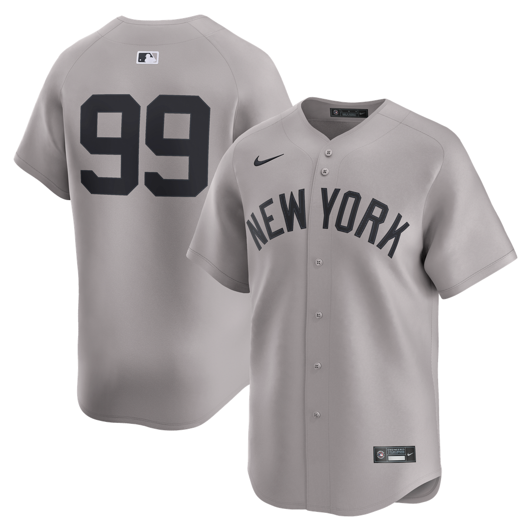 New York Yankees Aaron Judge Nike Road Limited Jersey - Gray