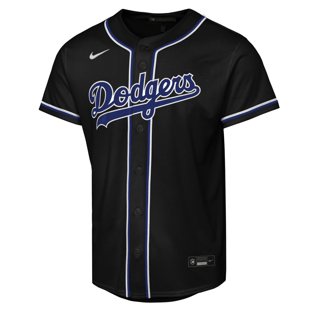 Los Angeles Dodgers Mookie Betts Nike Youth Fashion Replica Jersey - Black