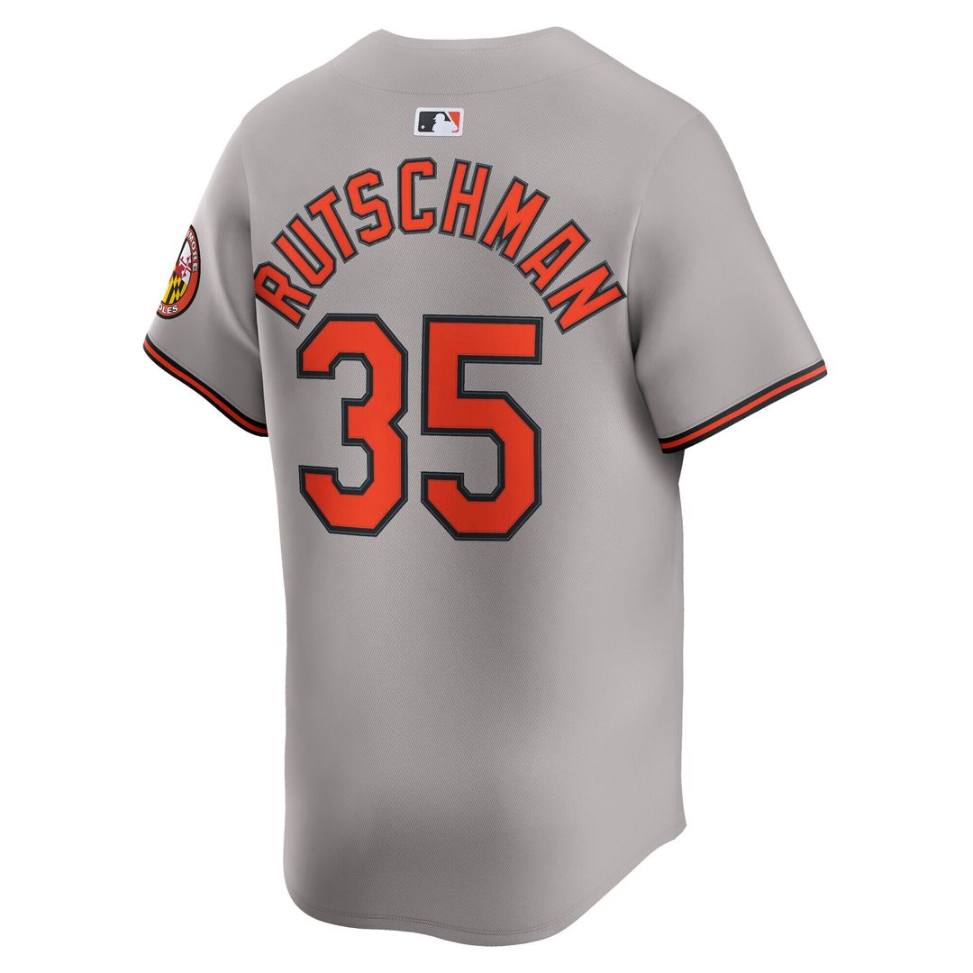 Baltimore Orioles Adley Rutschman Nike Road Limited Jersey - Gray
