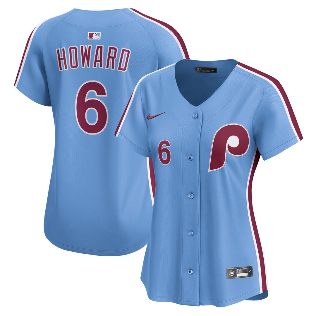 Philadelphia Phillies Ryan Howard Nike Women's Limited Jersey - White