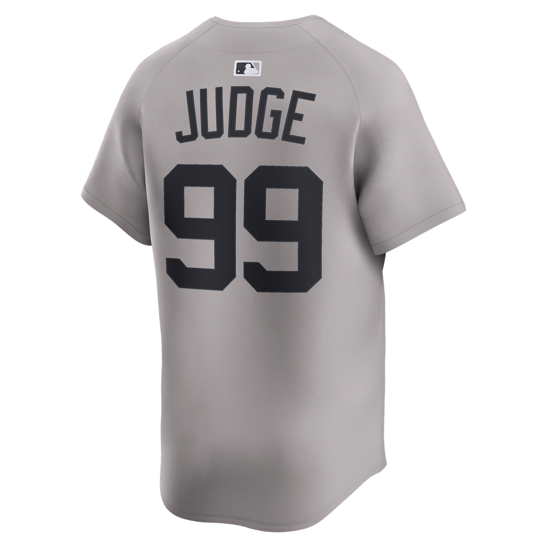 New York Yankees Aaron Judge Nike Road Limited Jersey - Gray